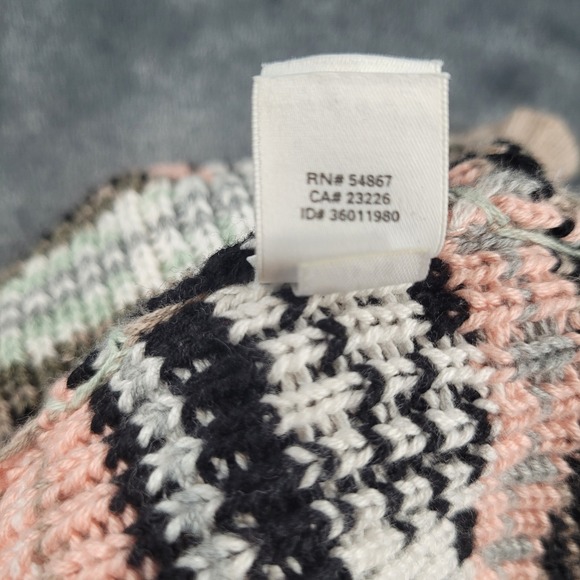 Victoria's Secret Womens Fair Isle Thick Cotton Knit Sweater Size Small Petite - Picture 7 of 8